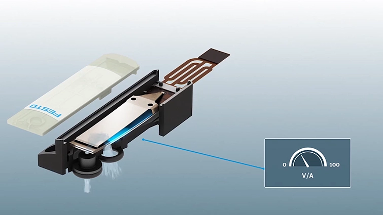 Hình 2. Các van Piezo nhỏ và nhẹ điều chỉnh lưu lượng và áp suất khí, liên tục cung cấp lượng oxy