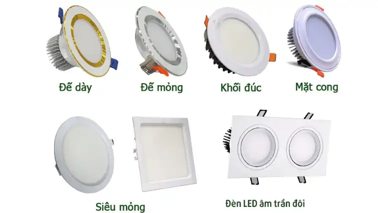 Phân loại đèn LED theo cấu tạo thân đèn