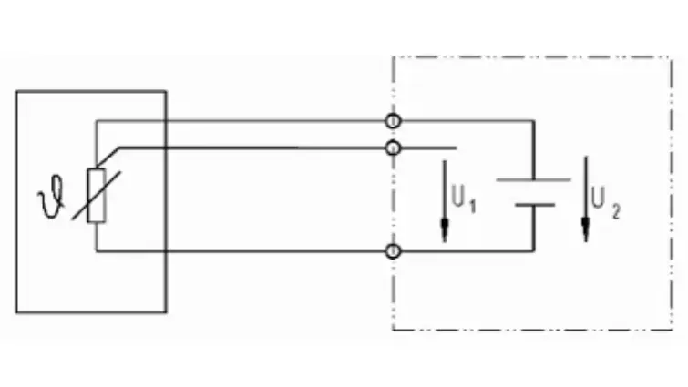Pt100 với đấu nối 3 dây
