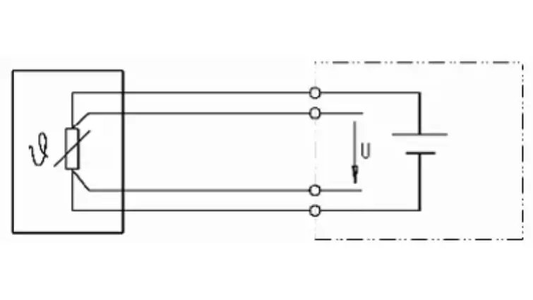 Pt100 với đấu nối 4 dây