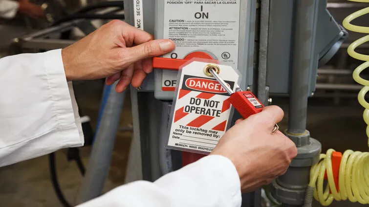 Hình 4. Kiểm tra quy trình Lockout Tagout