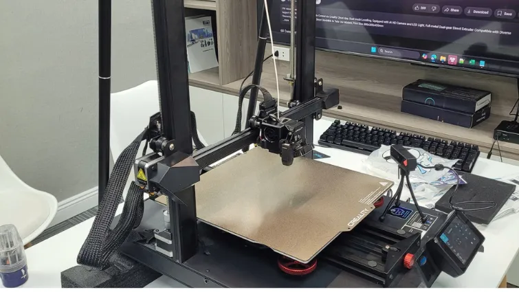 Hình 3. Test ngắn máy in 3D sau mỗi lần bảo dưỡng, tháo lắp