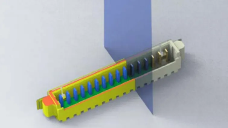 Hình 2. Ảnh 3D giúp kiểm tra lỗi lồi lõm trên bề mặt nhựa