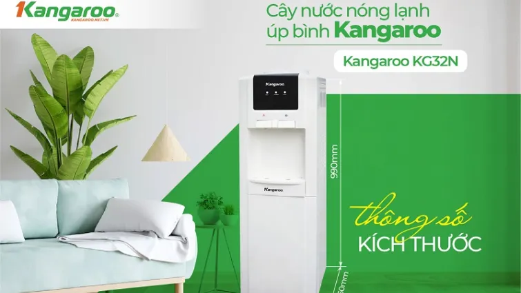 Khắc phục nhanh cây nước nóng lạnh Kangaroo KG32N
