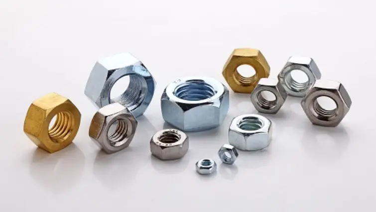 Hình 1. Đai ốc lục giác được phân loại theo bước ren, vật liệu, độ dày và ứng dụng