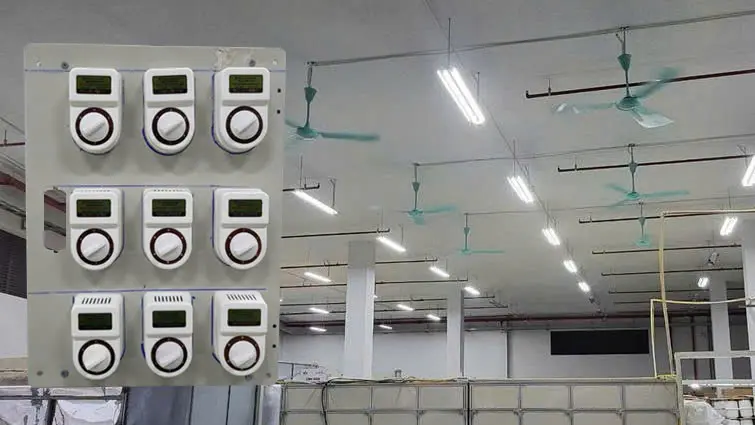 Quy trình lắp đặt hệ thống quạt trần QT-1400S cho nhà xưởng
