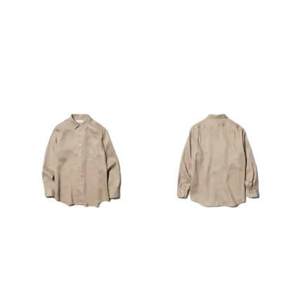 bl035604 ao so mi pn 474504 vai linen cao cap mau xanh da troi size m uniqlo