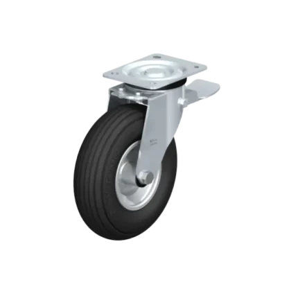 bl003737 banh xe cao su xoay khoa d220mm l p 220r st blickle