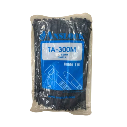 bl029150 day thit ta 300m mau den nhua ban du kt300x5mm 250 cai tui anslock