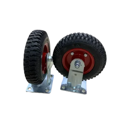 bl033189 banh xe cao su 250 4ml mau do tai trong 150kg d200mm phong thanh