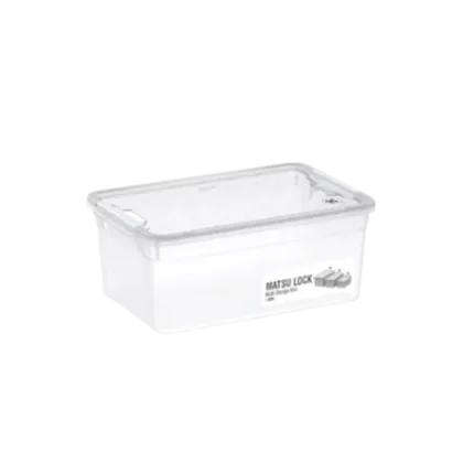 bl036889 thung nhua co nap day matsu lock mau trang trong 15l kt414x295x181cm duy tan