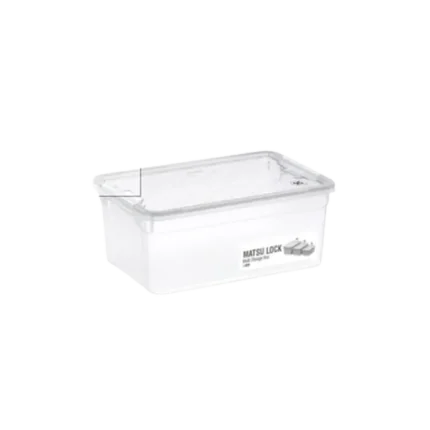bl036890 thung nhua co nap day matsu lock mau trang trong 30l kt533x347x219cm duy tan
