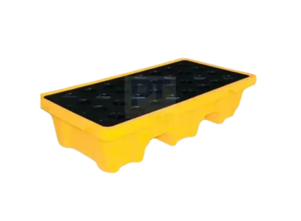bl031060 pallet bluesp 4d nhua hdpe chong tran hoa chat 120l kt1300x680x300mm