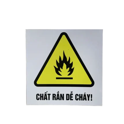 bl035366 bien bao chat thai nguy hai chat ran de chay kt30x30cm in decal len formex 5mm