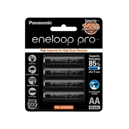 c04 - bl002422 pin sac eneloop pro 2450 aa mau den 1 vi 4 vien