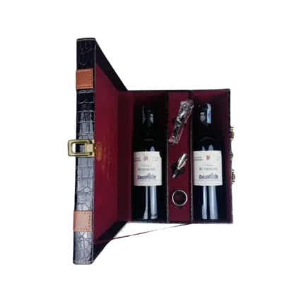 c04 - bl009766 set qua 1 ruou vang phap chateau rombeau limited 155 1 hop da don nau classic