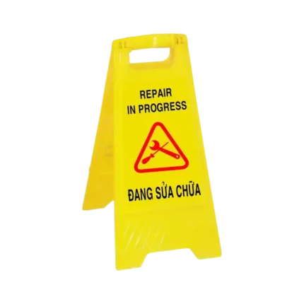 bl024074 bien canh bao dang sua chua chu a kt20x295x61cm nhua cung