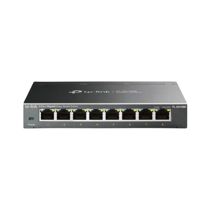 bl028852 thiet bi chia mang tl sg108e gigabit 1000mbps 8 cong smart switch vo thep tp link