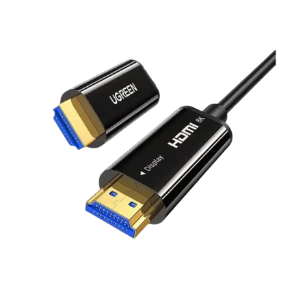 bl031204 cap 50717 hdmi 20 soi quang hop kim kem ho tro 4k60hz 10m cuon ugreen