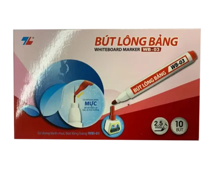 bl031283 but da bang wb03 mau do 10 cai hop thien long