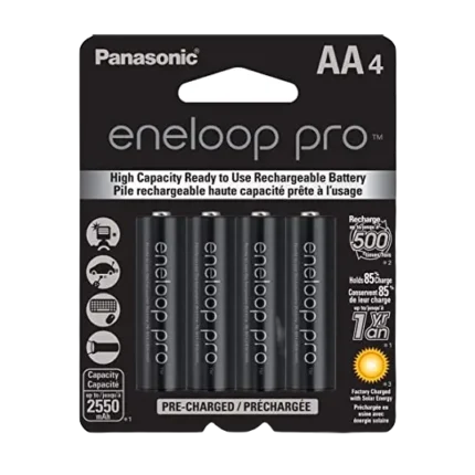 Pin sạc, BK-3HCCE/4BT Eneloop Pro AA 2550 mah (4 viên/ vỉ), Panasonic