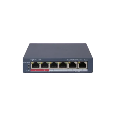 bl037267 bo switch mang 4 cong ds 3e1106p eim 45w 48vdc 10100mbps hikvision