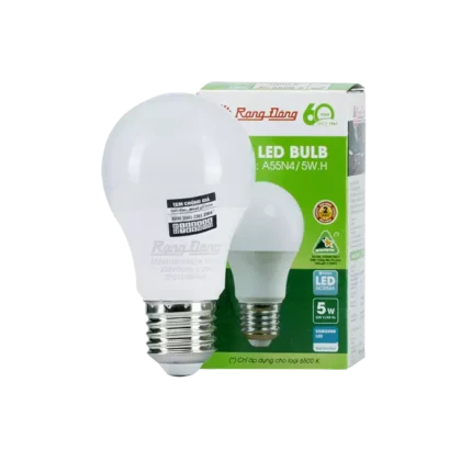 c05 - bl007416 bong den led bulb tron 5w a55n4 rang dong