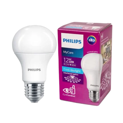 bl028913 bong den led mycare a60 12w e27 3000k philips