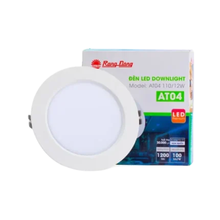 Đèn LED, Downlight AT04 110/12W 6500K, Rạng Đông
