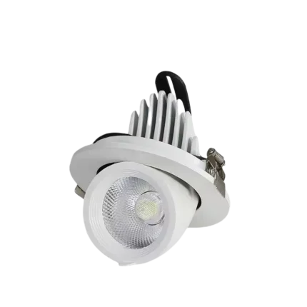 bl029423 den ax12 led am tran de xoay 360 do 12w anh sang vang am 3000k