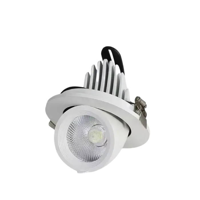 bl029423 den ax12 led am tran de xoay 360 do 12w anh sang vang am 3000k