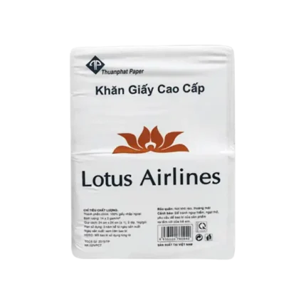 bl030496 khan giay an lotus airline kt24x24cm 1kg bich