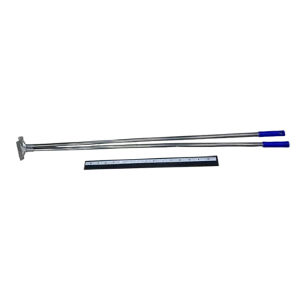 bl036349 cay gat nuoc can inox l150cm dau thep boc luoi cao su kt80cm homeinno