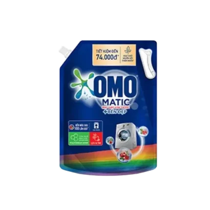 bl037055 nuoc giat matic cua truoc giu mau 36kg tui omo unilever