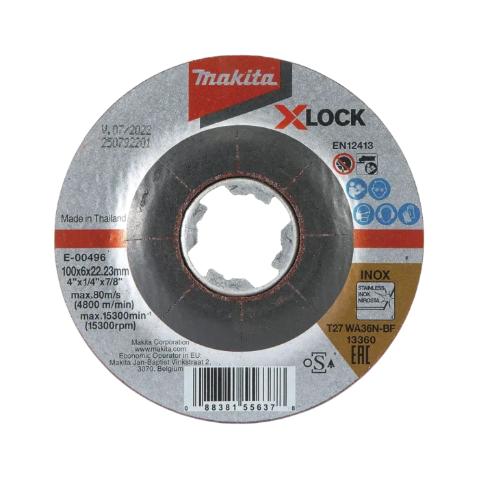 bl030726 da mai inox x lock e 00496 kt100x6x2223mm makita