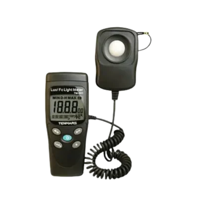 bl037732 may do cuong do anh sang tm 201 20 200000 lux kem 1 pin 9v va dau cam bien anh sang tenmars