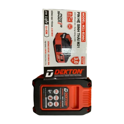 Pin lithium, M21-B3A6C 21V 3Ah, Dekton