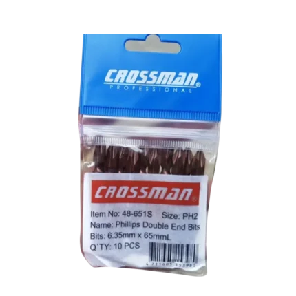Mũi vít 2 đầu, 48-651S KT6.35x65mm (10 chiếc/ túi), Crossman
