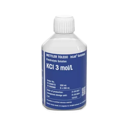 bl034191 dung dich dien ly electrolyte 3 moll kcl pn 51350072 250ml lo mettler toledo