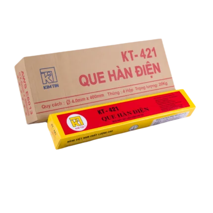 Que hàn sắt, KT-421 KT2.5mm (2.5kg/ hộp), Kim Tín