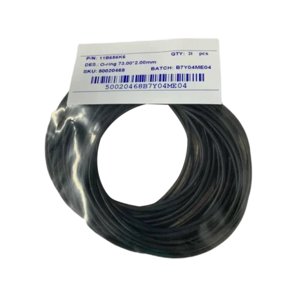 Gioăng NBR, 11B656K6 màu đen ID73xT2mm, Gapi