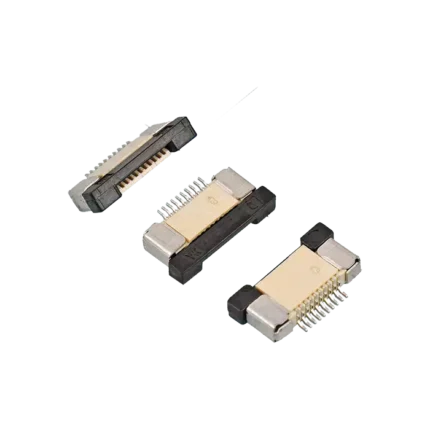 Cổng FPC, 10 chân KT1.0mm tiếp điểm trên