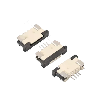 Cổng FPC, 4 chân KT1.0mm tiếp điểm dưới