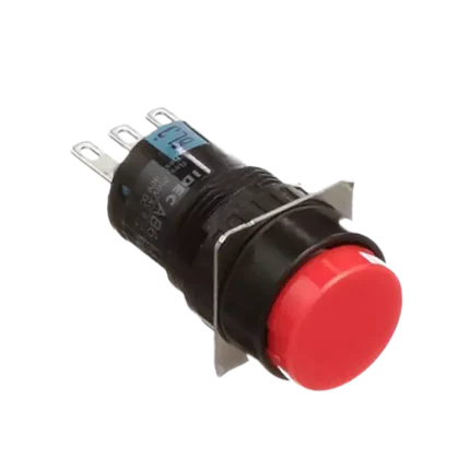 Nút nhấn nhả, AB6-M màu đỏ 3 chân KT16mm