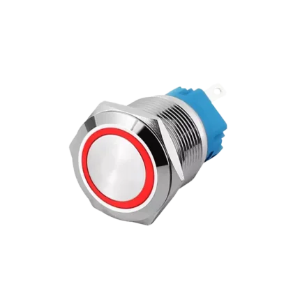 Nút nhấn nhả, LB22A 2NO 24V P22F/ER9-24S màu đỏ, Lanboo