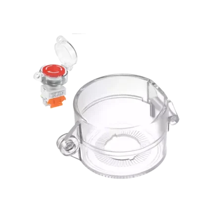 Nắp bảo vệ công tắc nút nhấn mica trong suốt kèm nam châm, W50xH50mm, Wdazhi