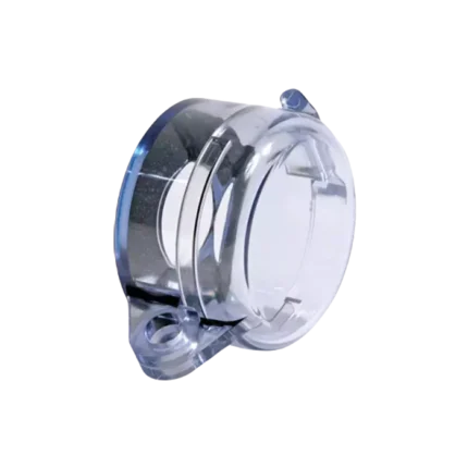 Nắp bảo vệ công tắc nút nhấn mica trong suốt kèm nam châm, W42xH30mm, Wdazhi