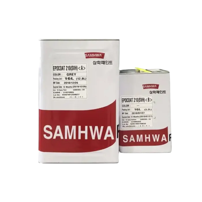 bl024640 son phu epoxy epocoat 210 mau xam 16l bo samhwa