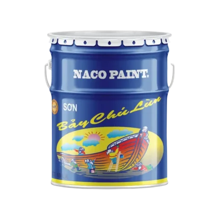 bl033390 son dau bay chu lun 691 mau bac 18l thung naco paint