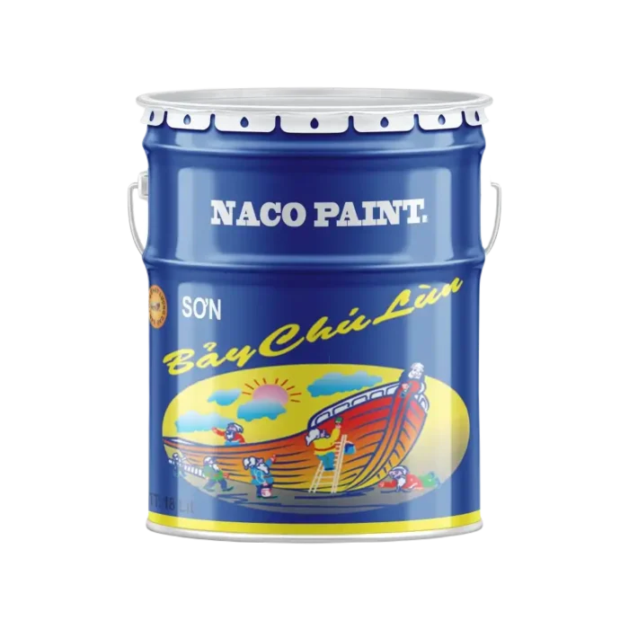 bl033390 son dau bay chu lun 691 mau bac 18l thung naco paint